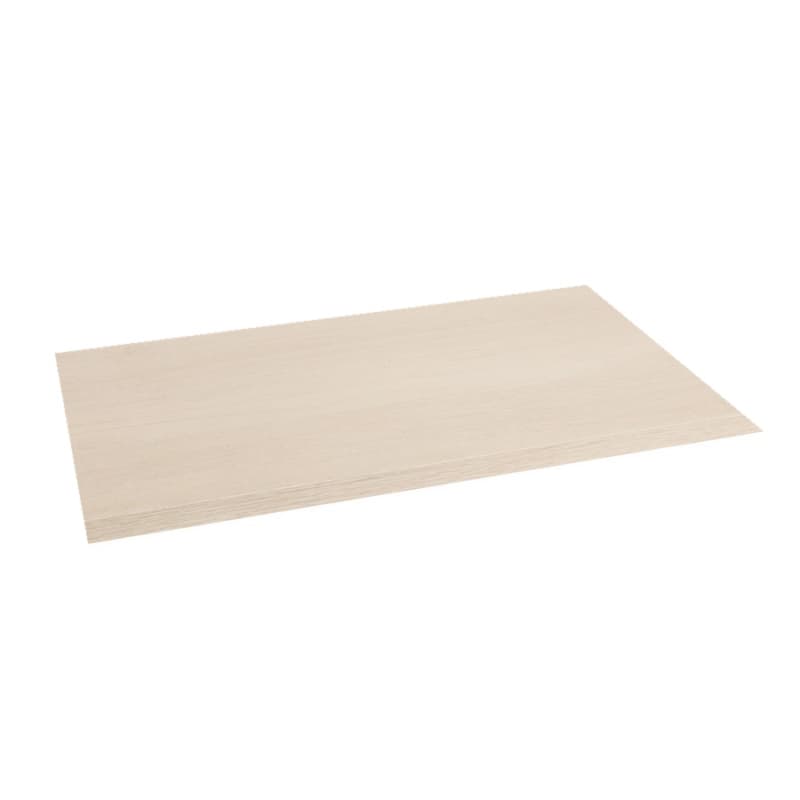 3/4" x 16" x 23" Wood Shelf, White Oak Finish