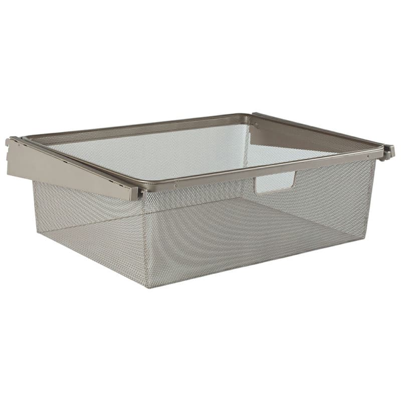 2-7/8" x 16-5/8" x 23-3/4" Wide Basket Surround Kit, Champagne Nickel