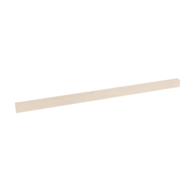 3/4" x 2-1/2" x 23" Wood Fascia, White Oak Finish
