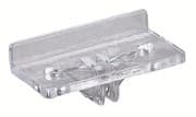 Plastic Front Rest, Clear Finish