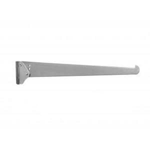 14" KV179 3-Way Adjustable Shelf Bracket, Anochrome Finish