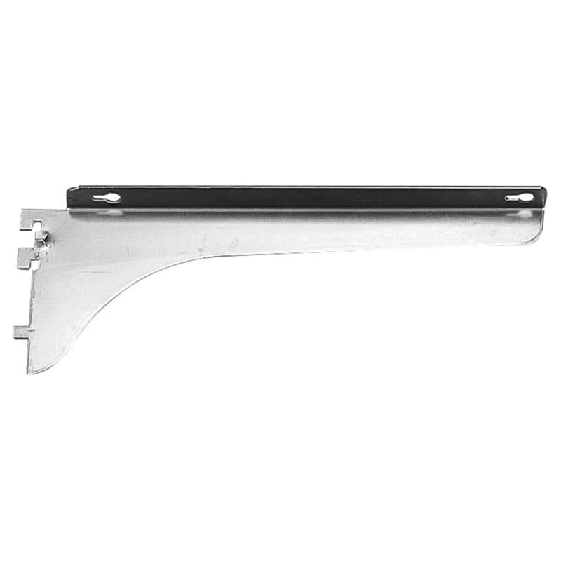 10" KV183 Heavy-Duty Center Flange Shelf Bracket, Anochrome Finish