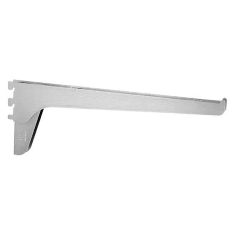 10" KV185 Heavy-Duty Double Slot Shelf Bracket, Anochrome Finish