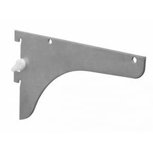10" KV186 Super Heavy-Duty Lock Lever Shelf Bracket, Anochrome Finish