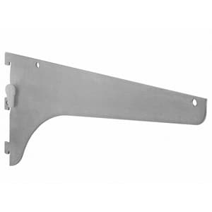 18" KV187 Super Heavy-Duty Lock Lever Shelf Bracket, Anochrome Finish
