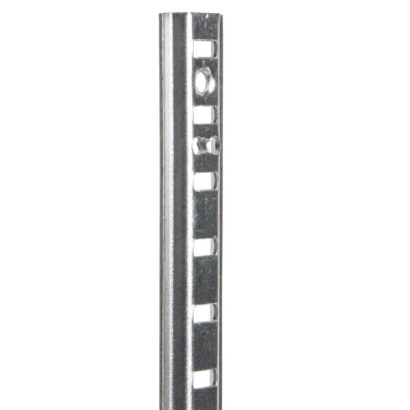 36" KV233 Heavy-Duty Steel Pilaster Standard, Bright Zinc Finish 100/Box