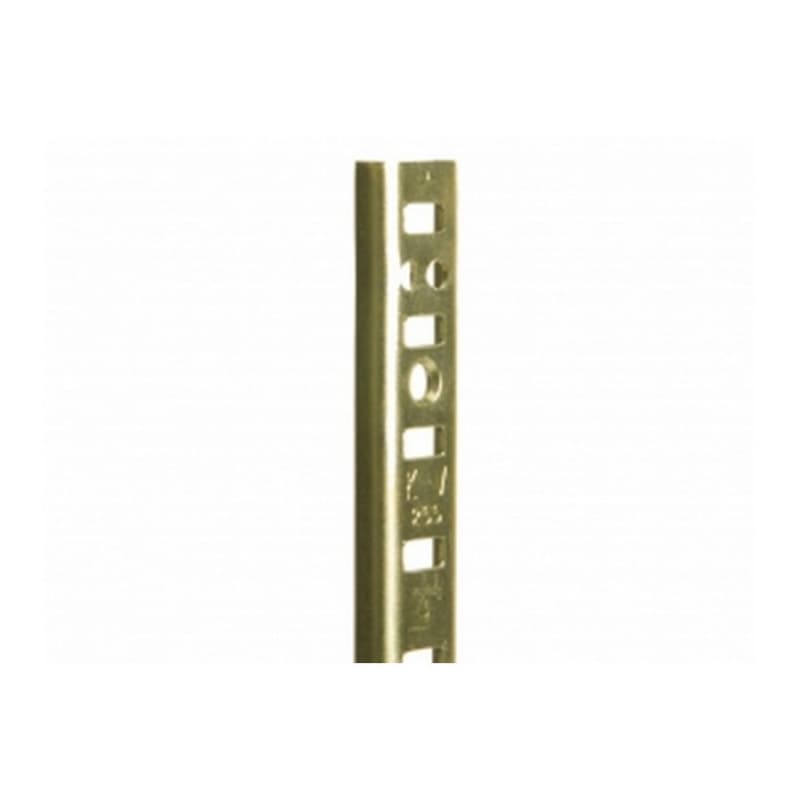 18" KV255 Heavy-Duty Steel Pilaster Standard, Brass Look Finish 100/Box