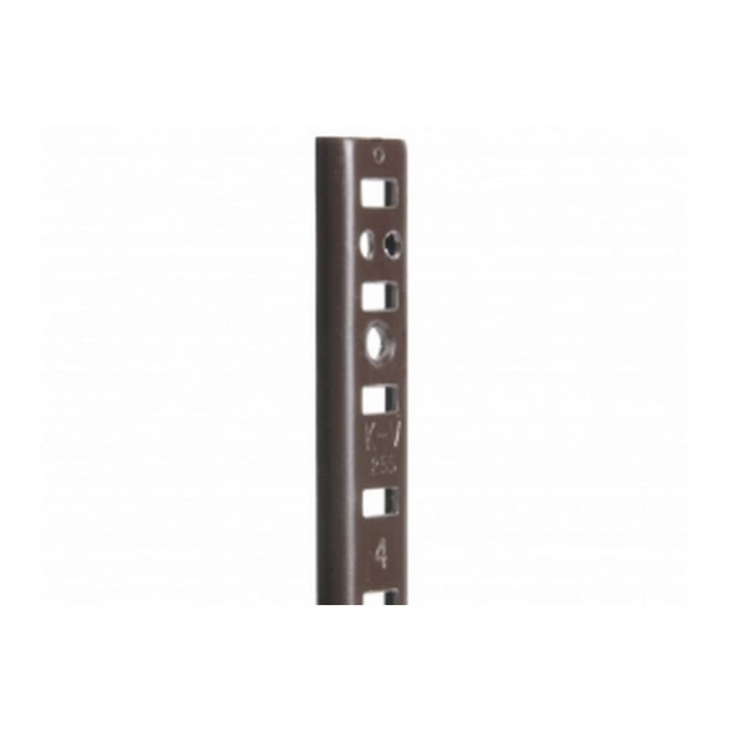 96" KV255 Heavy-Duty Steel Pilaster Standard, Brown Finish 50/Box