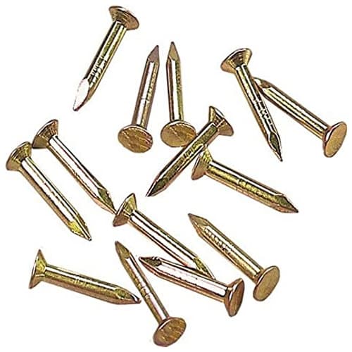 KV255-81N Zinc Pilaster Standard Nail, Brass Finish 650/Bag