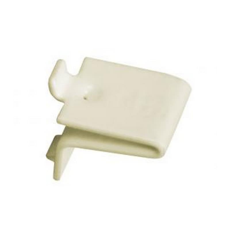 3/4" KV256 Steel Shelf Support Clip, Almond Finish 100/Box
