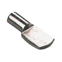 1/4" Plastic/Zinc/Steel Spoon Shelf Support, Anochrome Finish