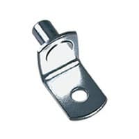 3/8" x 1/4" Plastic/Zinc/Steel Shelf Support, Anochrome Finish 1000/Bag