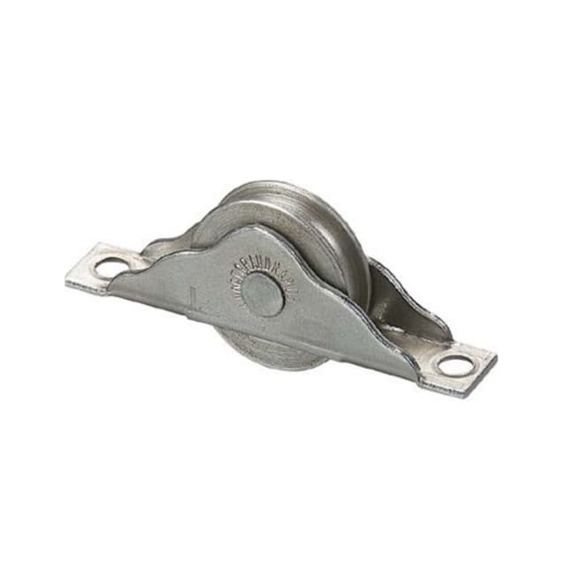 427 2-15/16" Steel Round Groove Sheave for Sliding Wood Door, Steel Finish