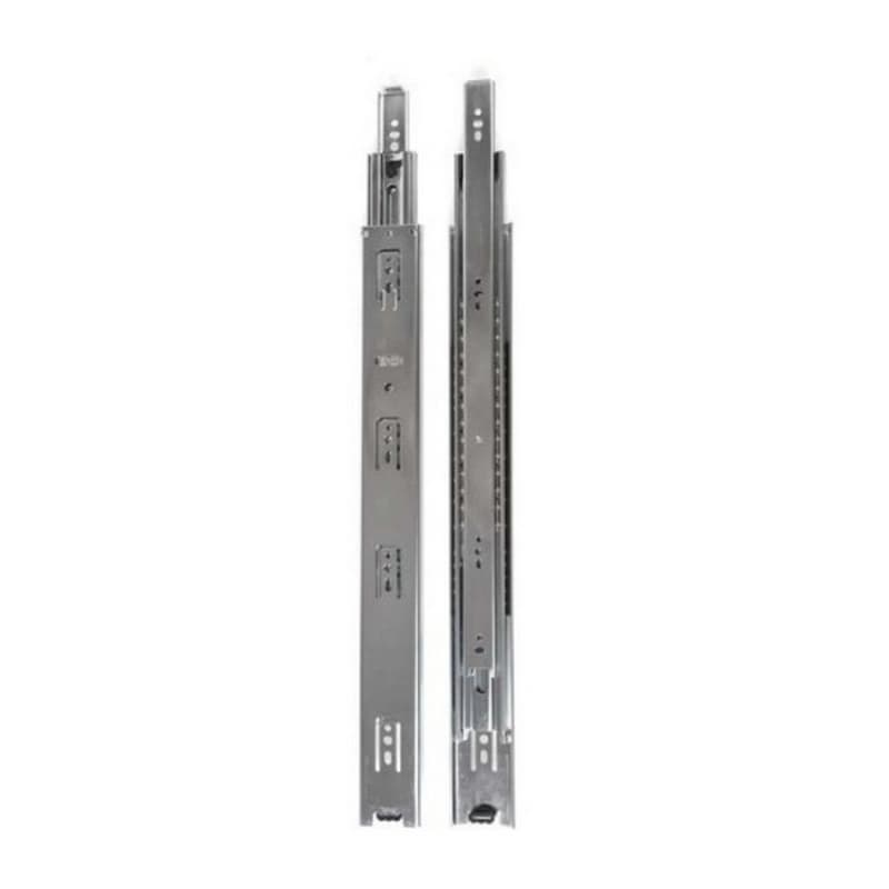 6500 Drawer Slide with 125lb Capacity, Full Extension, Side-Mount, Zinc, 24