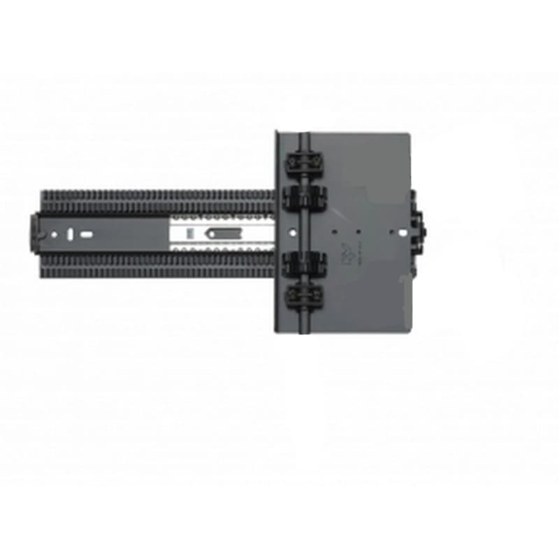 8091 4x4 Pocket Door Slide No Baseplate, 75lb Capacity, Ebony Black, 22"