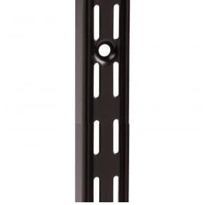 28" KV82 Heavy-Duty Twin Slot Shelf Standard, Black Finish