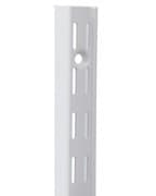 78" KV82 Heavy-Duty Double Slot Shelf Standard, White Finish