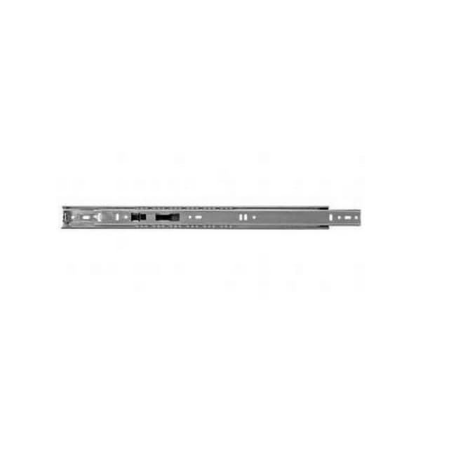 8350 Light-Duty Drawer Slide with 75lb Capacity, 3/4 Extension, Side-Mount, Anochrome, 14