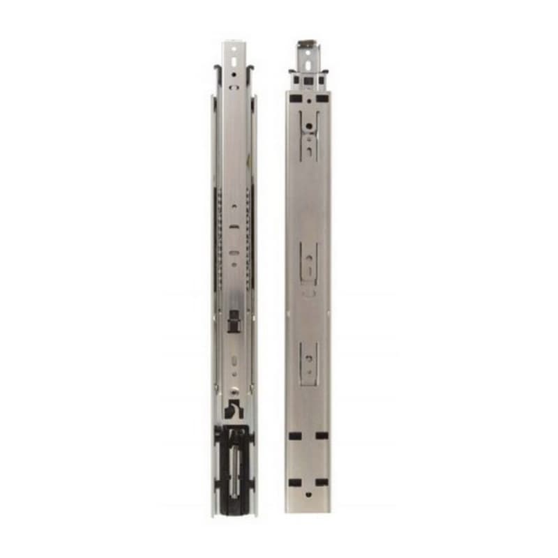 8400RV Drawer Slide with 100lb Capacity, Full Extension, with Stay-Close Detent, Anochrome, 26