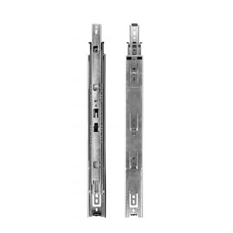 8407 Drawer Slide with 100lb Capacity, Full Extension, Side-Mount, Anochrome, 16
