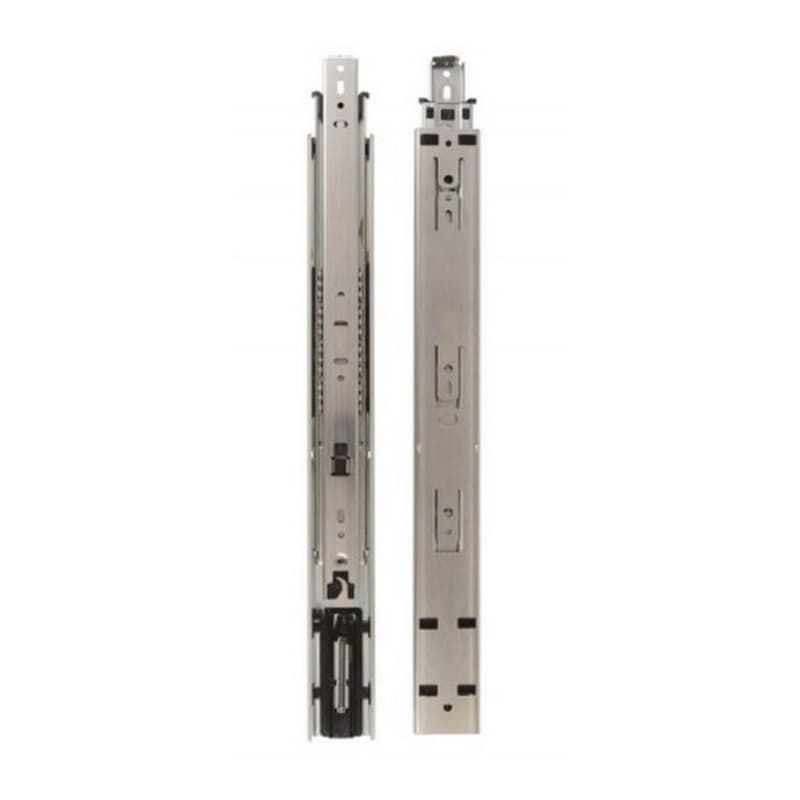 8417 Drawer Slide with 100lb Capacity, Full Extension, Side-Mount, Self-Closing, Anochrome, 26", Bulk Box