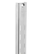 96" KV85 Heavy-Duty Double Slot Shelf Standard, White Finish