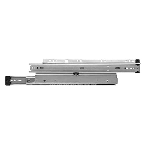 8500 Heavy-Duty Left-Hand Drawer Slide with 150lb Capacity, Full Extension, Side-Mount, Anochrome, 14