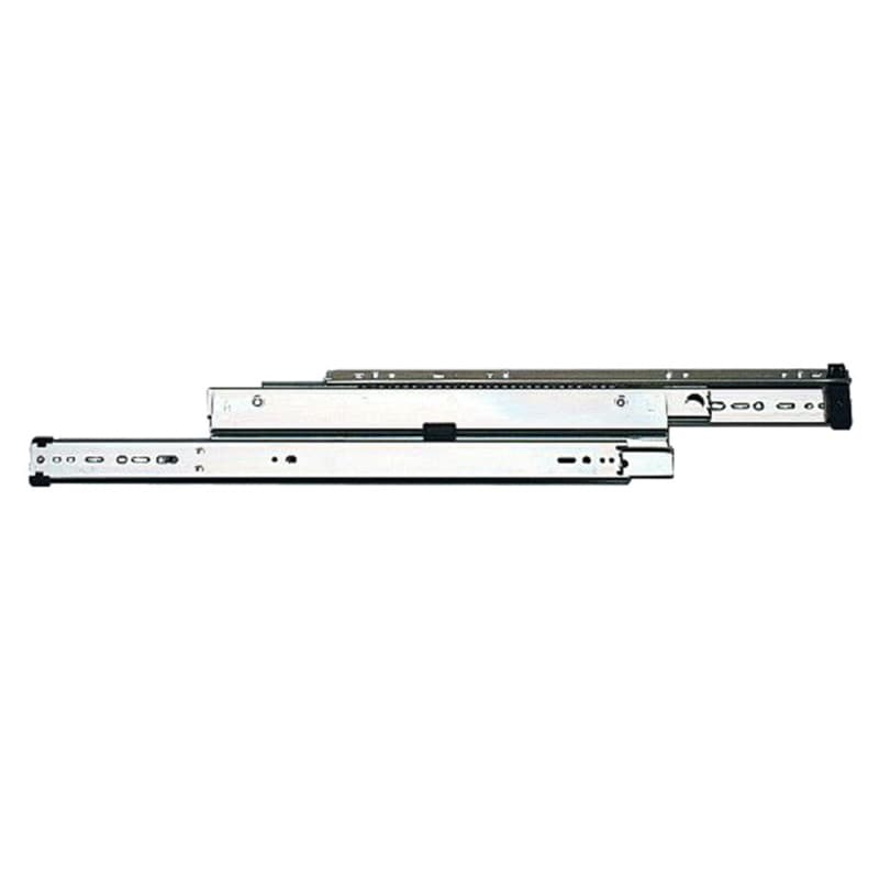 8500 File Drawer Slide with 150lb Capacity, Full Extension, Side-Mount, Anochrome, 14", Bulk Box