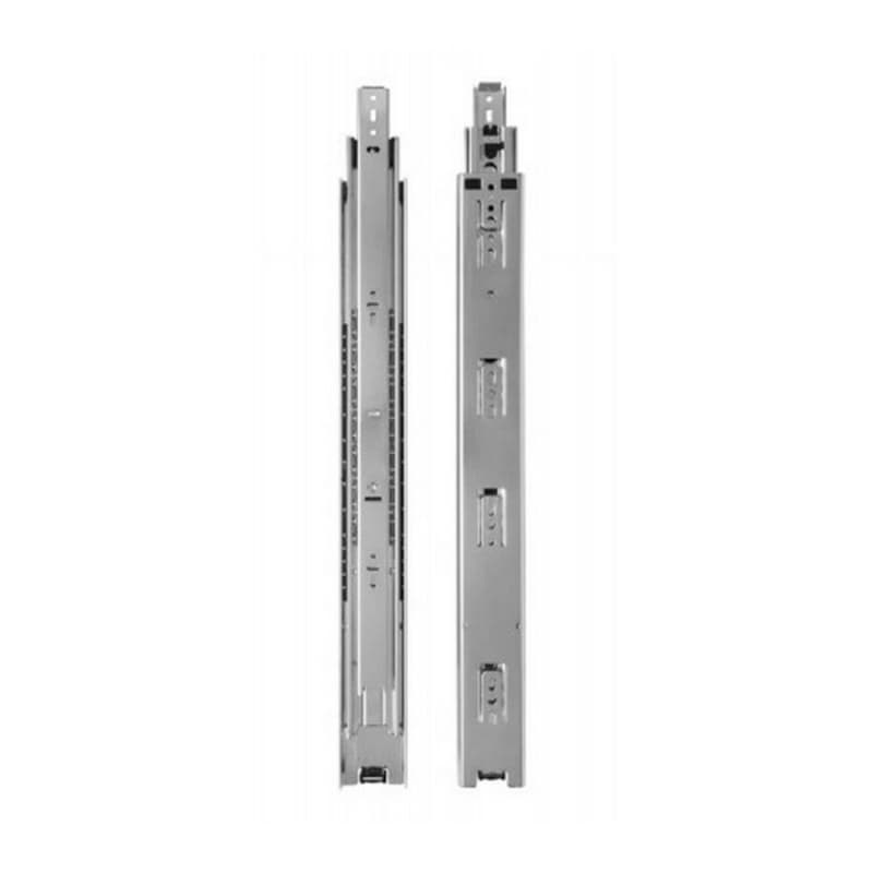 8605 Heavy-Duty Drawer Slide with 140lb Capacity, Overtravel Extension, Side-Mount, Zinc, 22