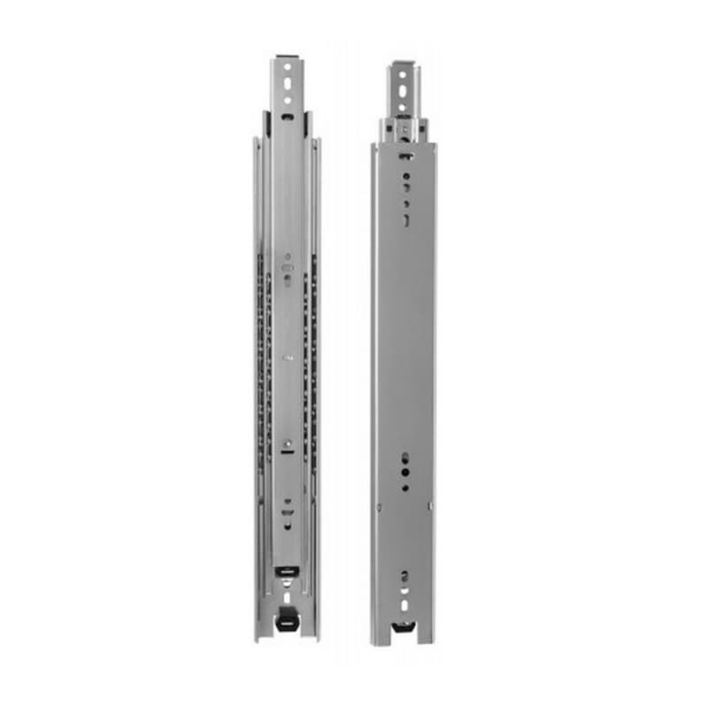 8815 Heavy-Duty Drawer Slide with 190lb Capacity, Overtravel Extension, Side-Mount, Zinc-Plated, 12