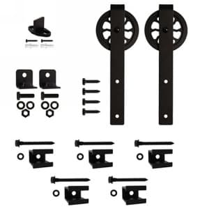 Flat Rail 5" Hook Carrier Kit, Black Finish