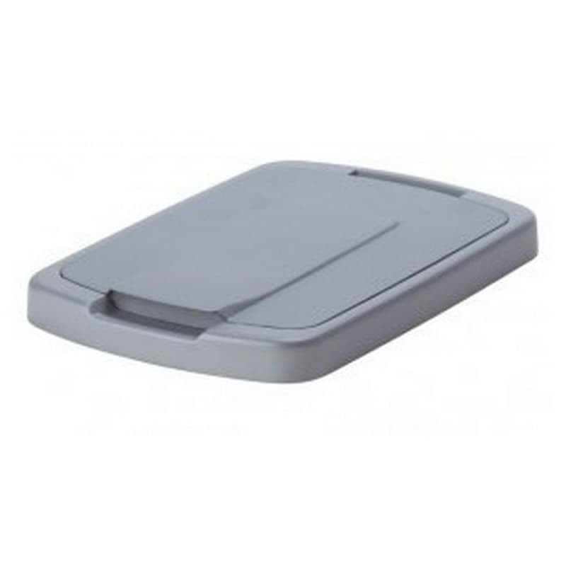 35 QT Waste Container Lid, Platinum