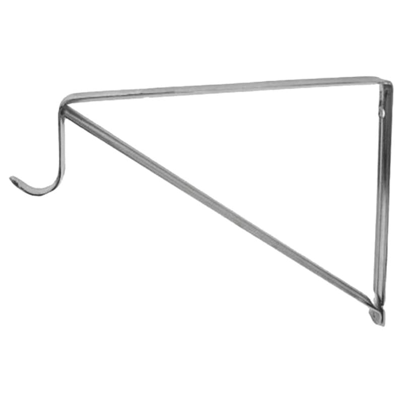 13" Closet-Pro Heavy-Duty Shelf/Rod Bracket, Chrome Finish