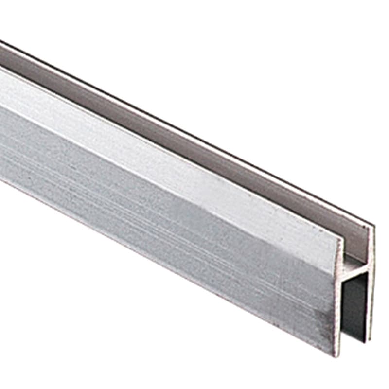 P1095 144" Track Door Shoe for Small to Medium Sliding Glass Door, Aluminum Finish