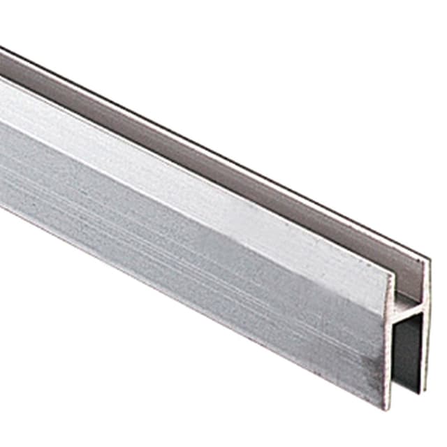 P1095 144" Track Door Shoe for Small to Medium Sliding Glass Door, Aluminum Finish