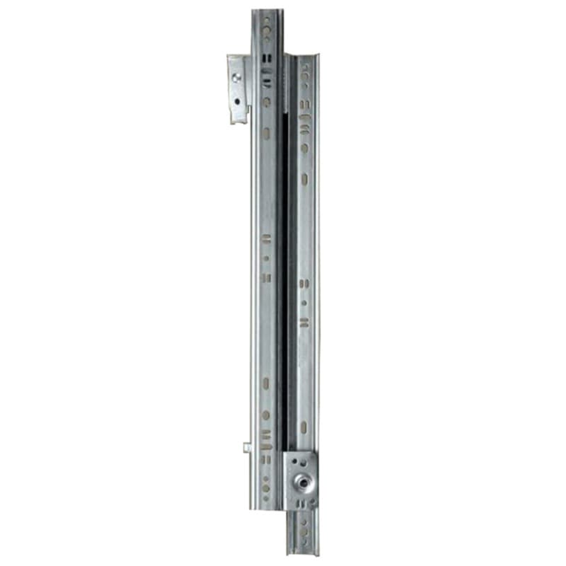 1300 Drawer Slide with 75lb Capacity, 3/4 Extension, Side-Mount, Zinc, 14", Polybag