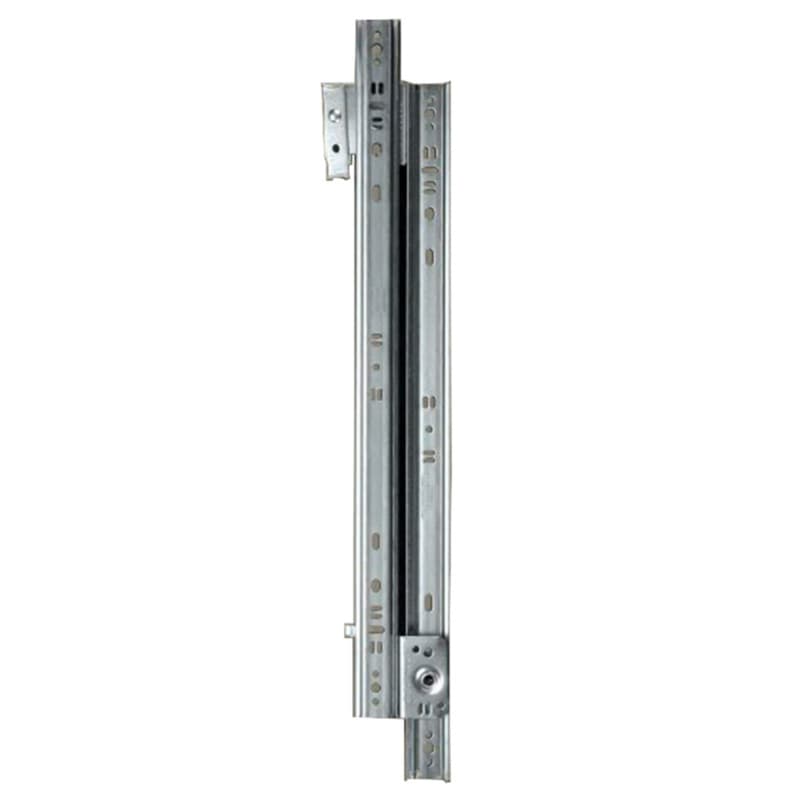1300 Drawer Slide with 75lb Capacity, 3/4 Extension, Side-Mount, Zinc, 22", Polybag