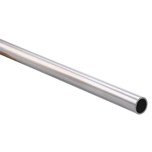 1-1/16" Diameter 144" Long Closet Rod, Stainless Steel Finish