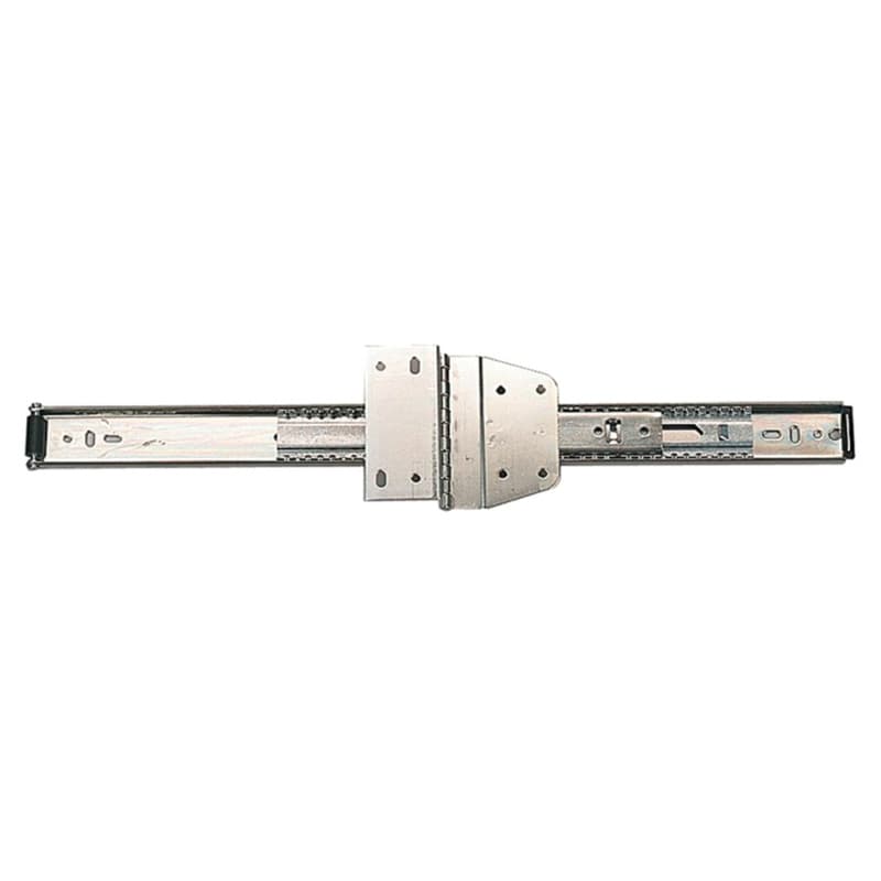 8050 EZ Hinged Door Slide with 20lb Capacity, Anochrome, 14", Polybag