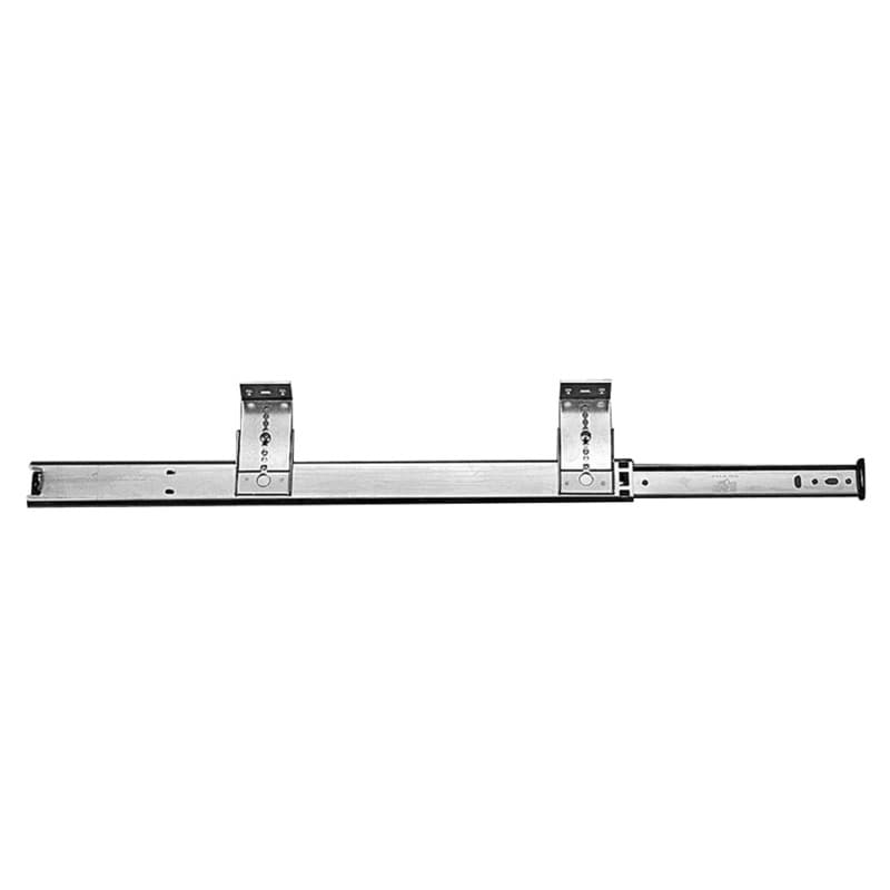 8250 Variable Height Pencil Drawer Slide, 3/4 Extension, Under-Mount, Stay-Close, Anochrome, 16", Polybag