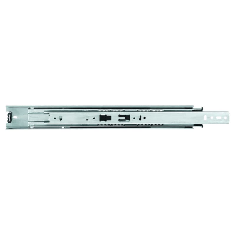 8400 Drawer Slide with 100lb Capacity, Full Extension, Side-Mount, Anochrome, 20