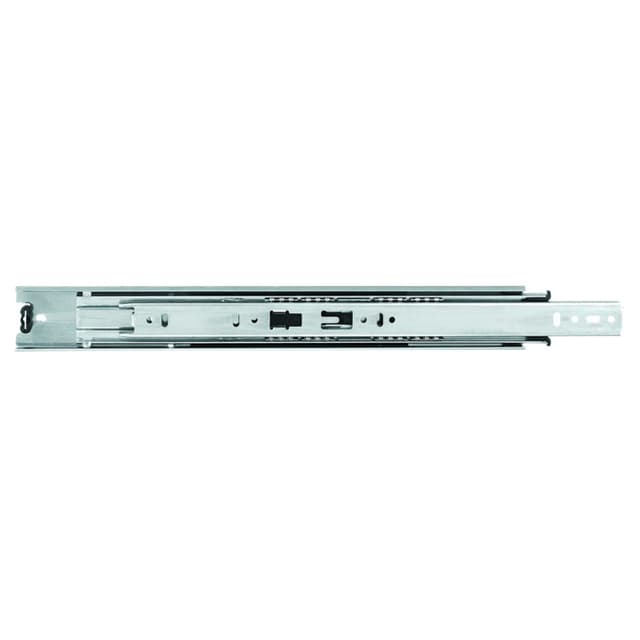 8400 Drawer Slide with 100lb Capacity, Full Extension, Side-Mount, Anochrome, 20