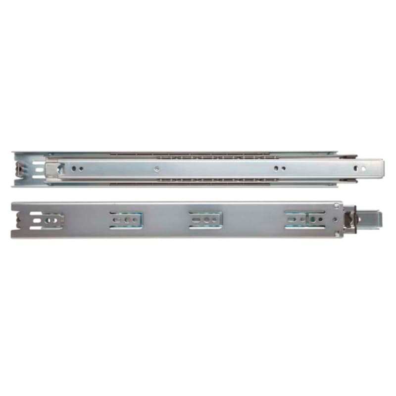 GS4200 Drawer Slide with 100lb Capacity, Full Extension, Side-Mount, Anochrome, 10", Polybag