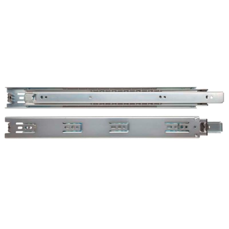 GS4200 Drawer Slide with 100lb Capacity, Full Extension, Side-Mount, Anochrome, 26", Polybag