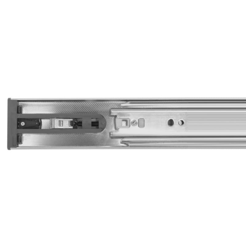 GS4260 Push-Open Drawer Slide with 100lb Capacity, Full Extension, Side-Mount, Zinc, 10
