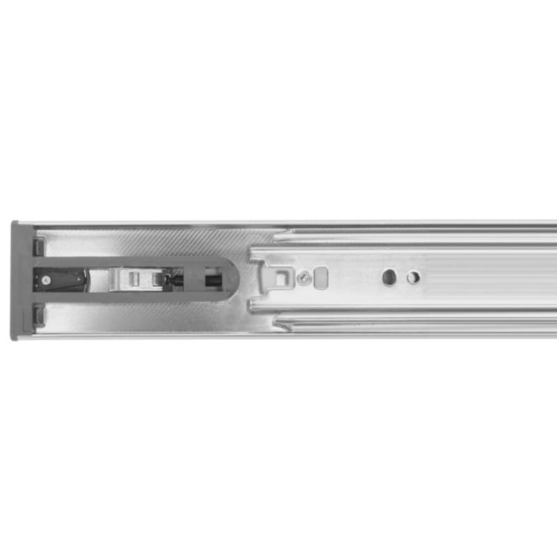 GS4260 Push-Open Drawer Slide with 100lb Capacity, Full Extension, Side-Mount, Zinc, 14