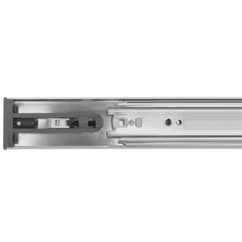 GS4260 Push-Open Drawer Slide with 100lb Capacity, Full Extension, Side-Mount, Zinc, 24