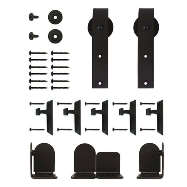 Salzburg Series Barn Door Hardware Kit, Knape and Vogt