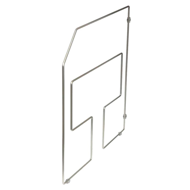 15/16" Tray Divider, 1 Divider, Frosted Nickel