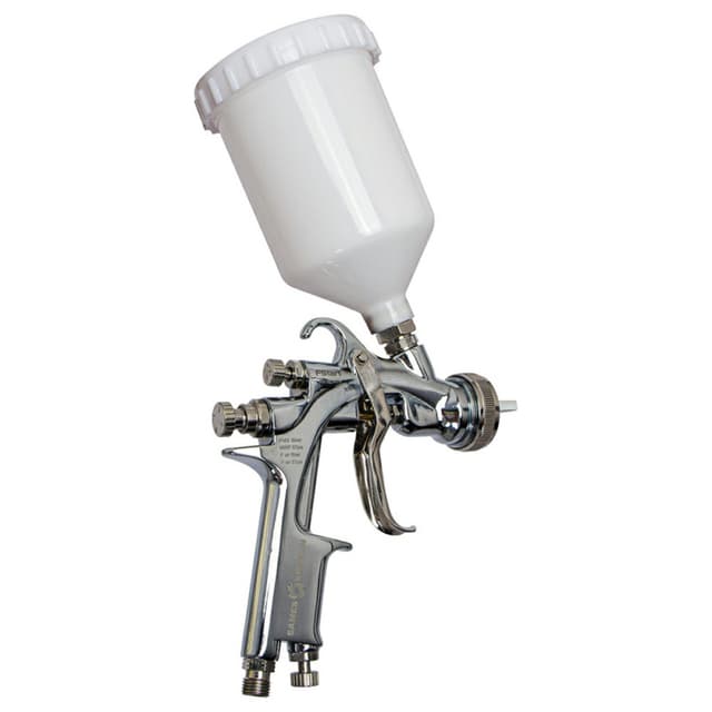 FStart HVLP Gravity Spray Gun with Cup, 1.5mm Nozzle